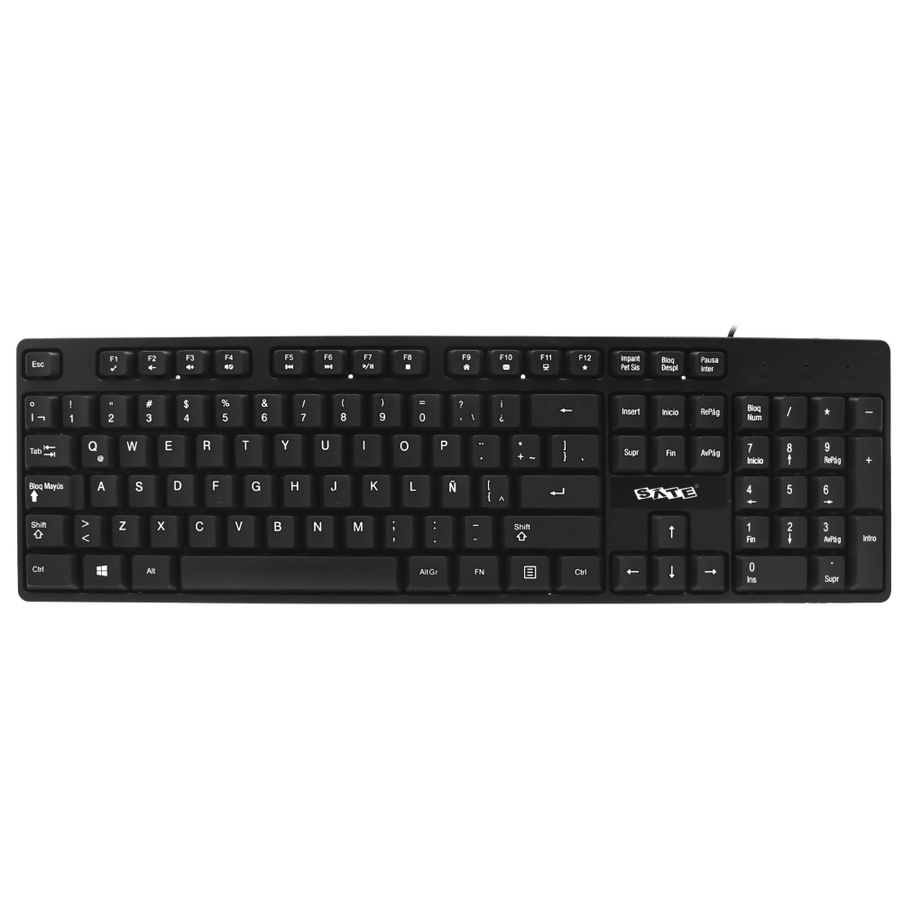 Teclado Satellite AK-922 USB / Espanhol - Preto