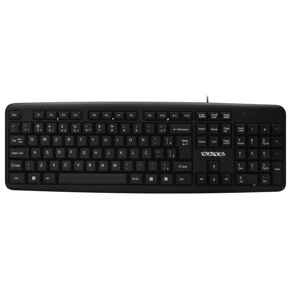 Teclado Satellite AK-951 USB / Português - Preto