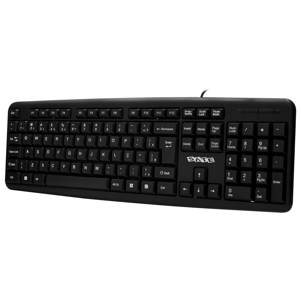 Teclado Satellite AK-951 USB / Português - Preto