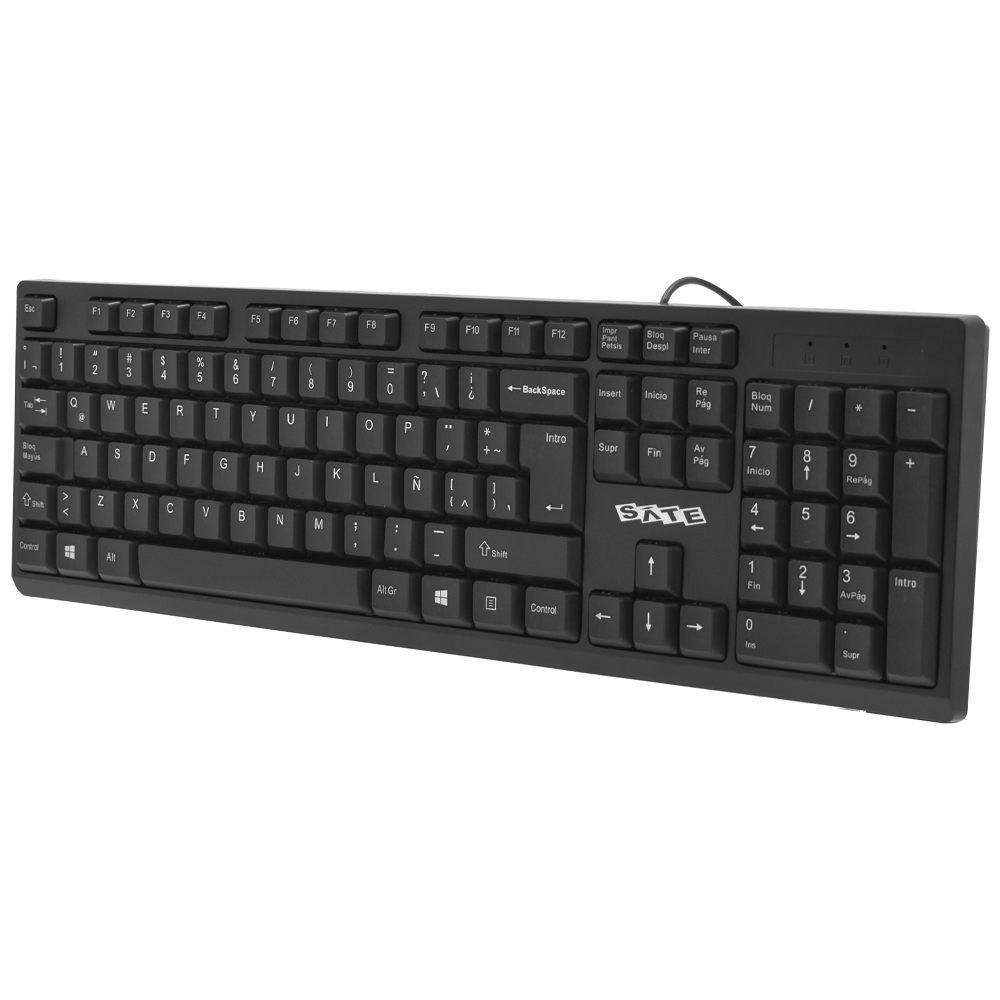 Teclado Satellite AK-961 USB / Português - Preto
