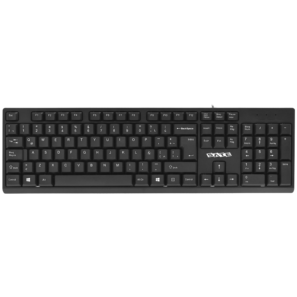 Teclado Satellite AK-962 USB / Espanhol - Preto
