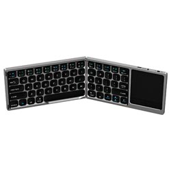 Teclado Wiwu Foldable Touchpad Keyboard FMK-04 Wireless / Inglês - Steel Cinza