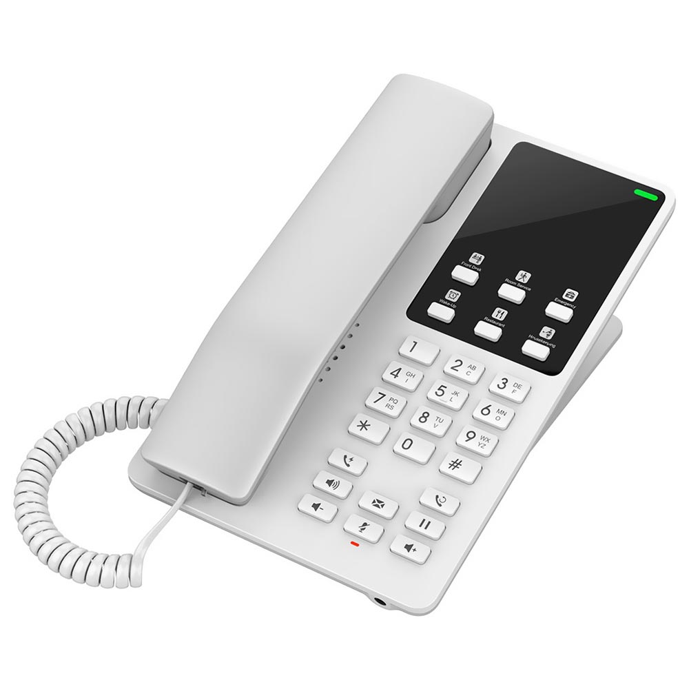 Telefone IP Grandstream GHP620W Com Fio / 2 Linhas - Branco