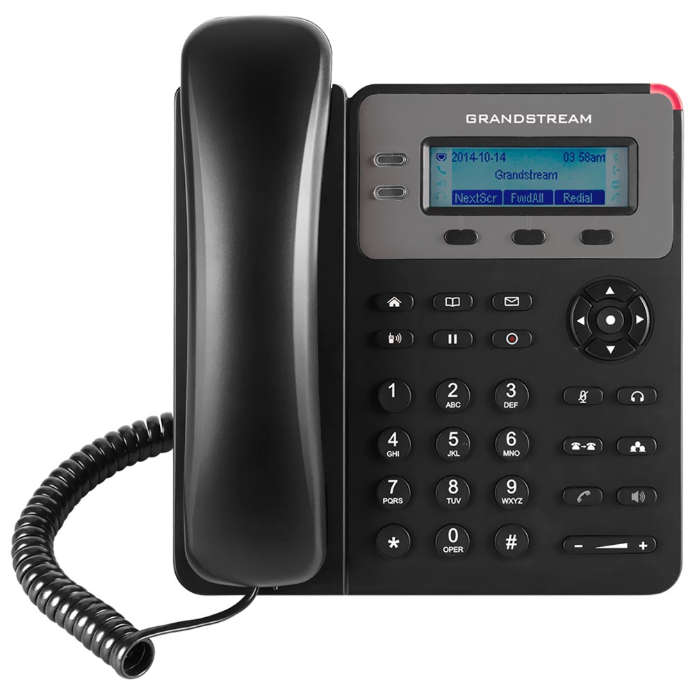 Telefone IP Grandstream GXP1610 Com Fio / 1 Linha / 1 Sip / Bivolt - Preto