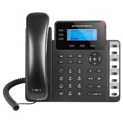 Telefone IP Grandstream GXP1630 Com Fio / 3 Linhas / 3 Sip / Bivolt - Preto
