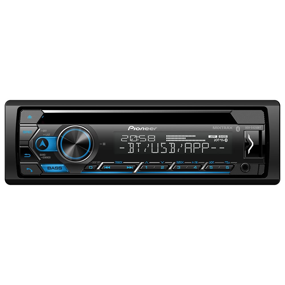 Toca Radio Pioneer MVH-S325BT Mixtrax Bluetooth / USB / RCA - Preto (Com controle)