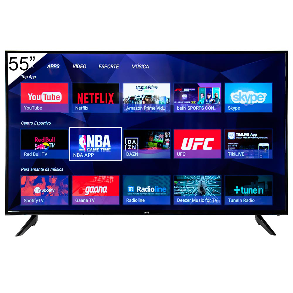TV Smart HYE HYE55ATUX 55" Ultra HD / 4K / LED - Preto