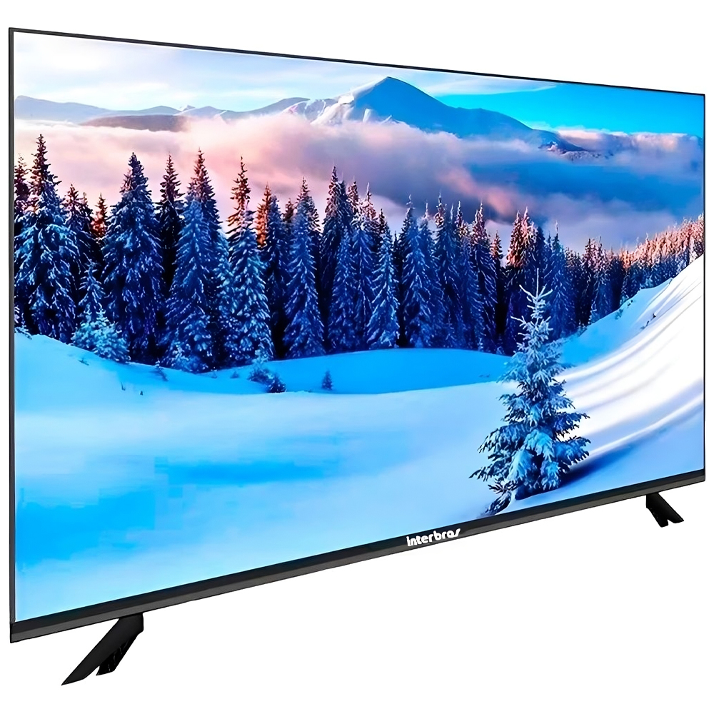 TV Smart Interbras 4300TV 43" Full HD / QLED - Preto