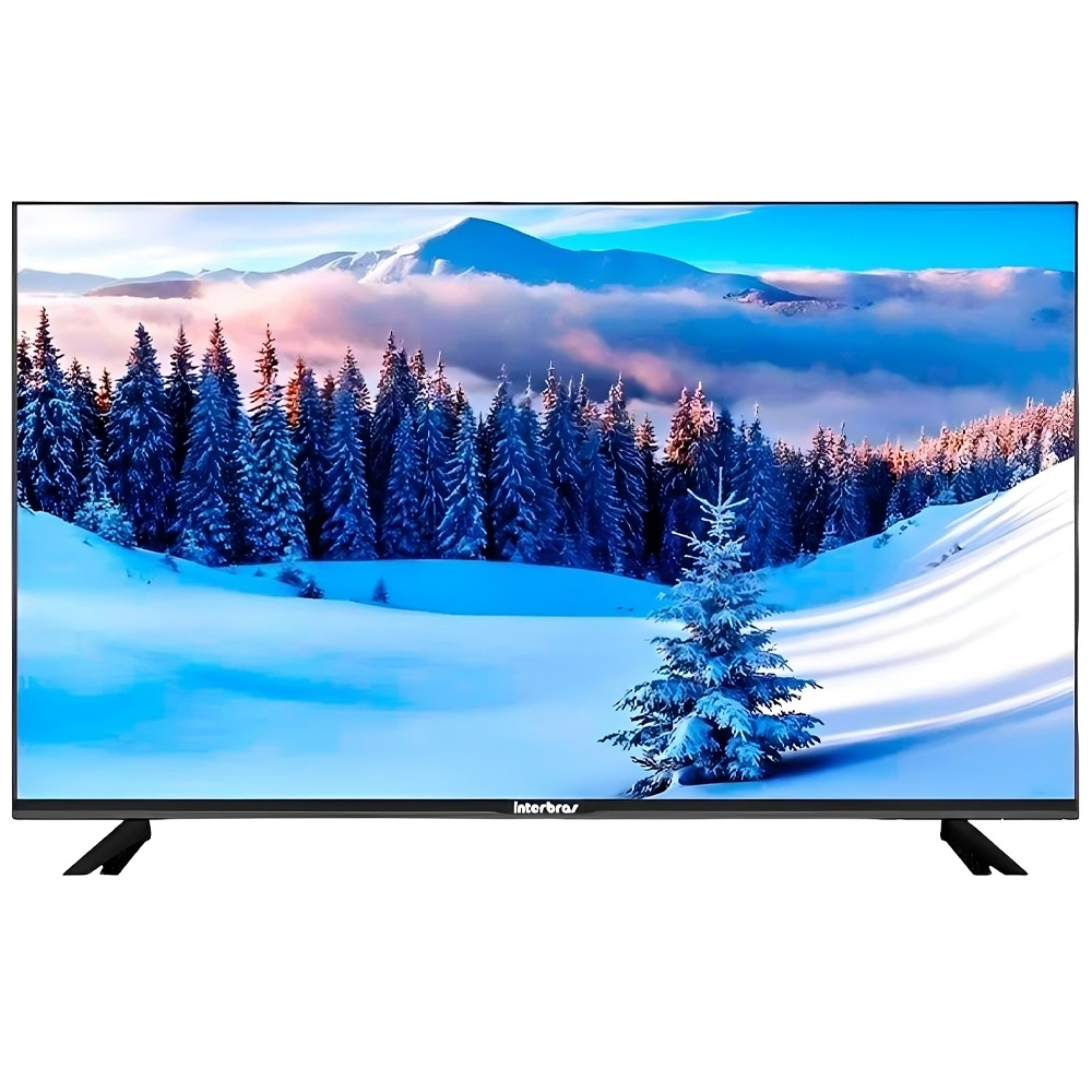 TV Smart Interbras 4300TV 43" Full HD / QLED - Preto