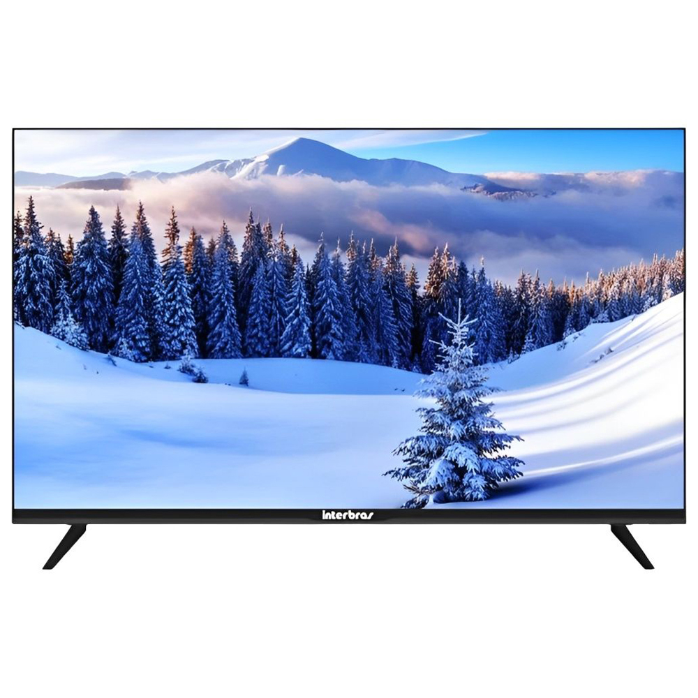 TV Smart Interbras IN5000TV 50" Ultra HD / 4K / QLED - Preto