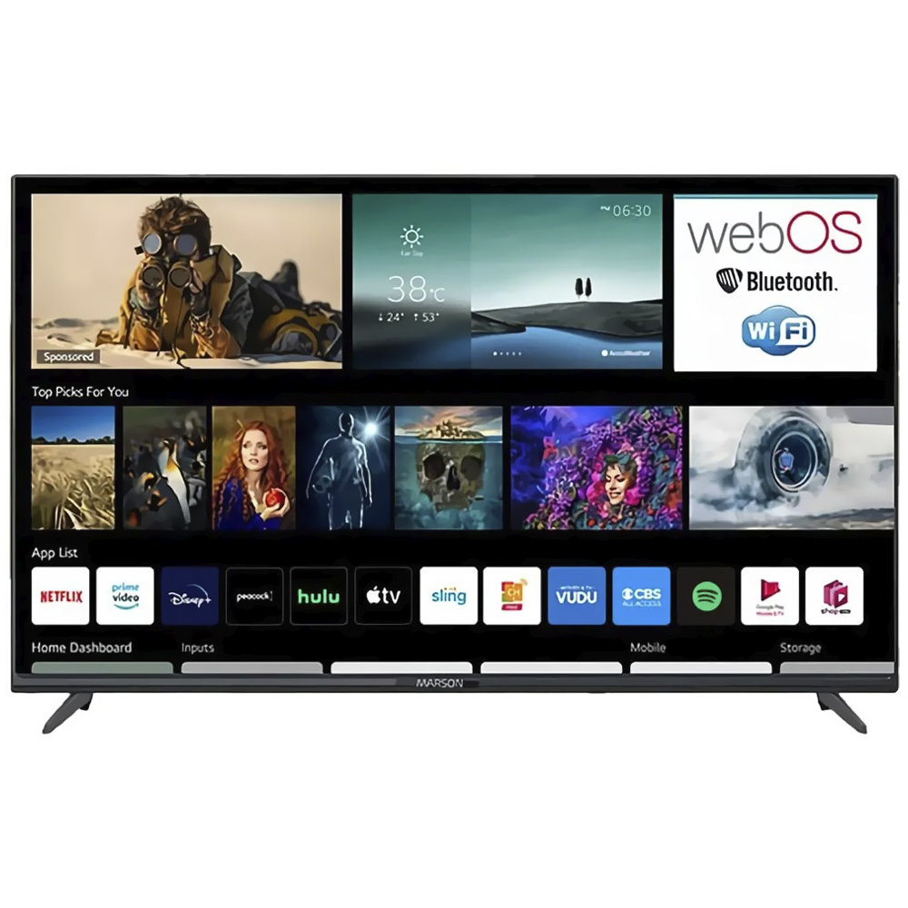 TV Smart Marson MWB75 75" Ultra HD / 4K / LED - Preto
