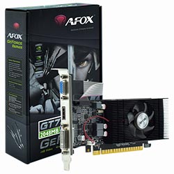 Placa de Vídeo AFOX 2GB GeForce GT740 GDDR5 - AF740-2048D5L4