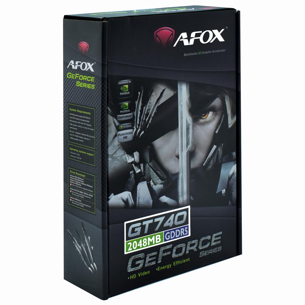 Placa de Vídeo Afox GT-740 2GB DDR5 - (AF740-2048D5L4) no Paraguai -  Atacado Games - Paraguay