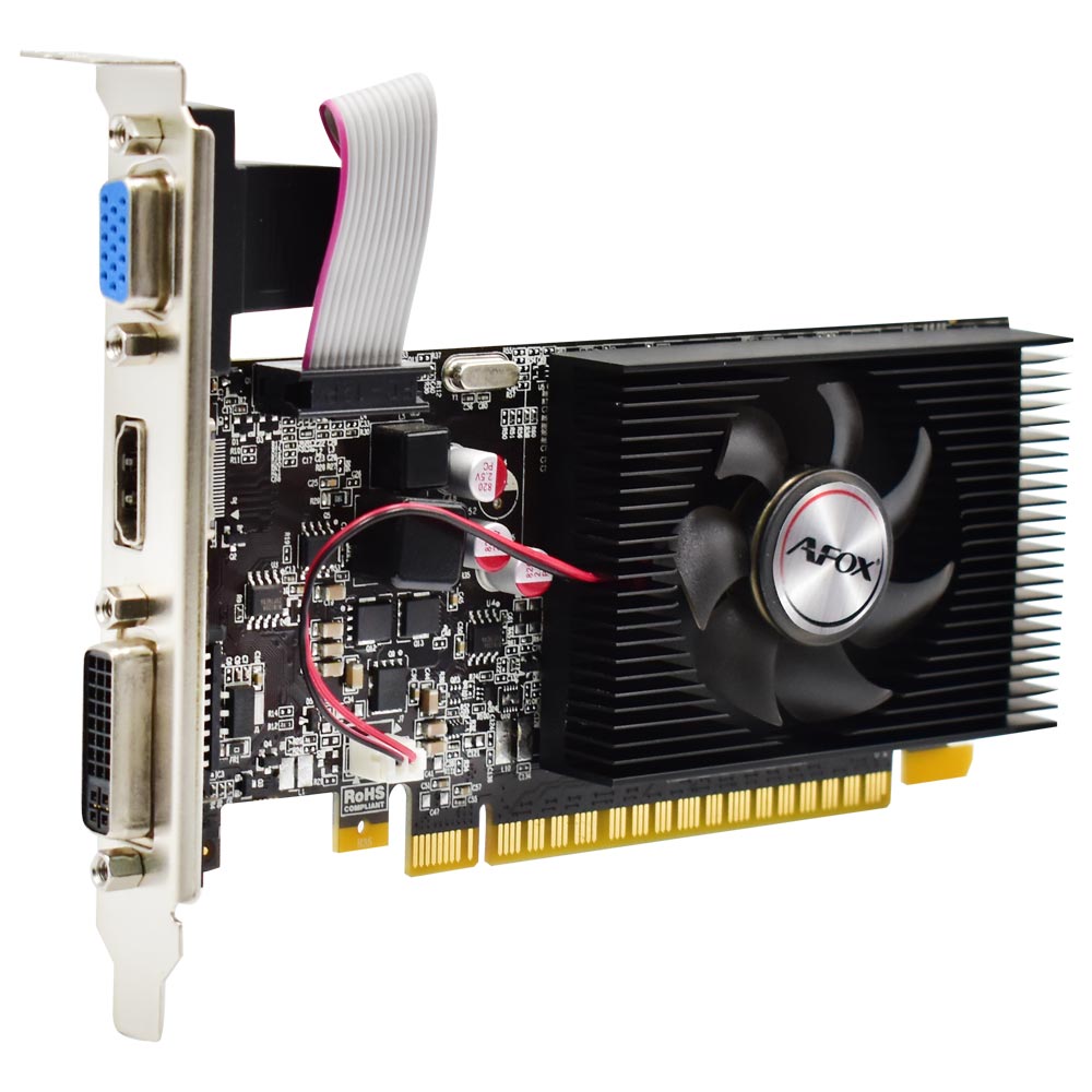 Placa de Vídeo AFOX 4GB GeForce GT740 DDR3 -  AF740-4096D3L3