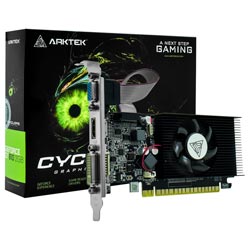 Placa de Vídeo Arktek Cyclops Gaming 2GB GeForce GT610 DDR3 - AKN610D3S2GL1