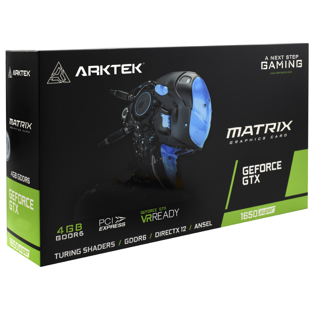 Placa de Vídeo Arktek Matrix Gaming 4GB GeForce GTX1650 Super GDDR6 - AKN1650SD6S4GH1 (2 Fan)