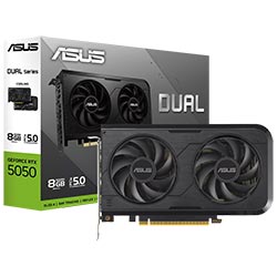 Placa de Vídeo ASUS Dual 8GB GeForce RTX5050 8GB GDDR6 - DUAL-RTX5050-8G