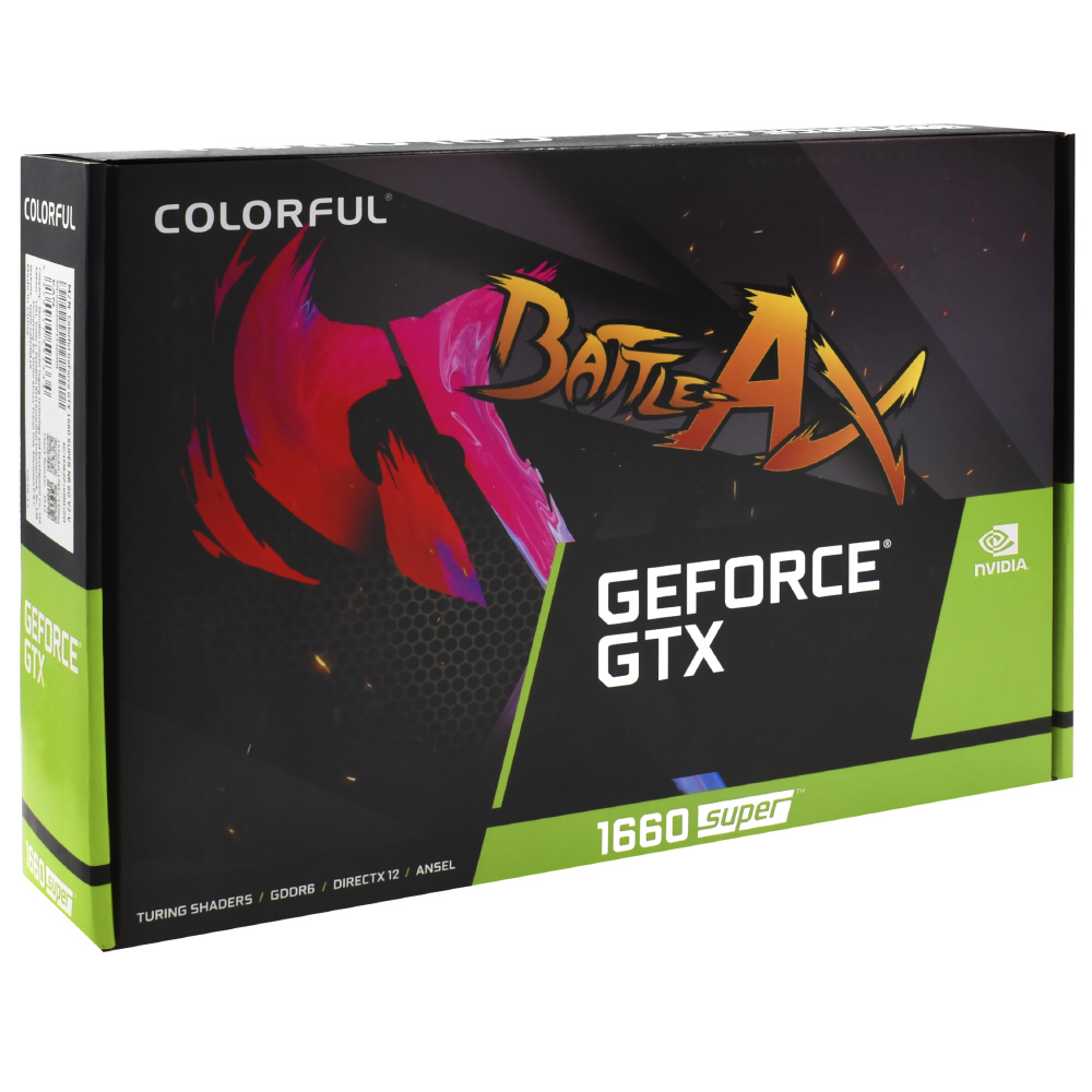 Placa de Vídeo Colorful Battle AX 6GB GeForce GTX1660 Super GDDR6 - GTX 1660 SUPER NB 6G V2-V