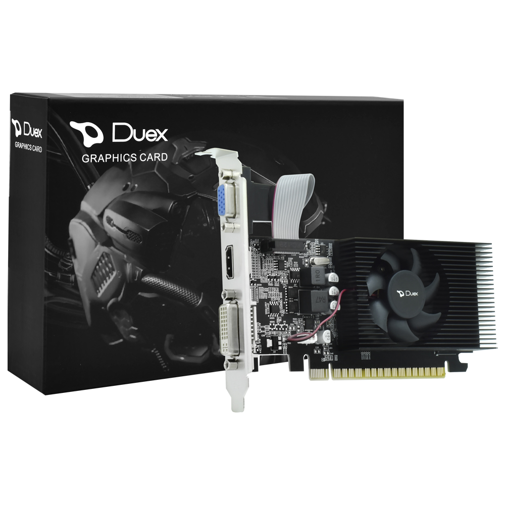 Placa de Vídeo Duex 4GB GeForce GT730 DDR3 - DX GT730LP-4GD3