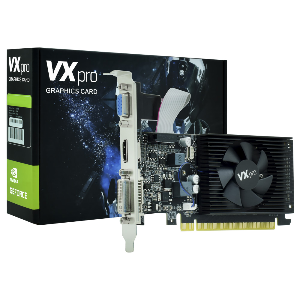 Placa de Vídeo Duex VX Pro 2GB GeForce GT610 DDR3 - VX GT610LP-2GD3