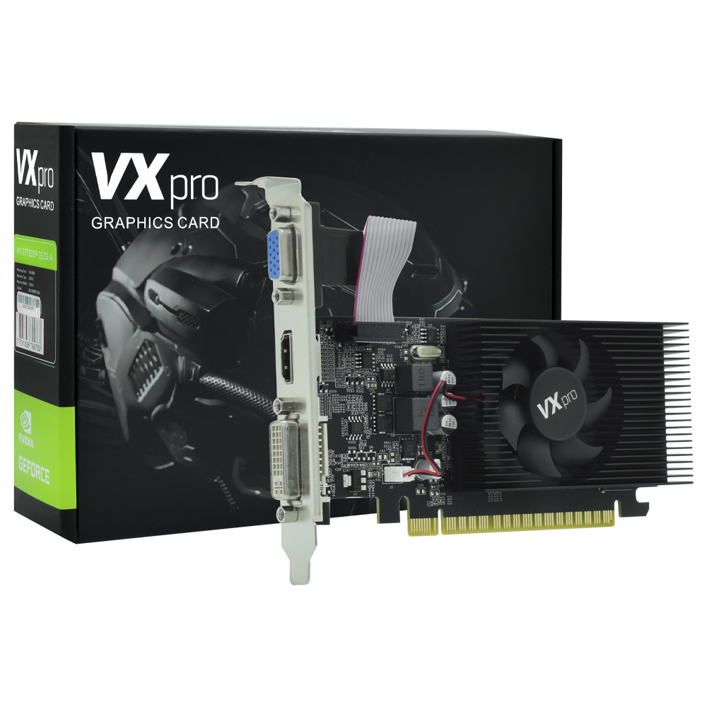 Placa de Vídeo Duex VX Pro 2GB GeForce GT730 DDR3 - VX GT730LP-2GD3-A