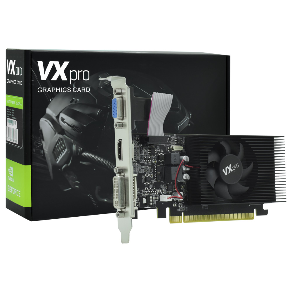 Placa de Vídeo Duex VX Pro 4GB GeForce GT730 DDR3 - VX GT730LP-4GD3-A