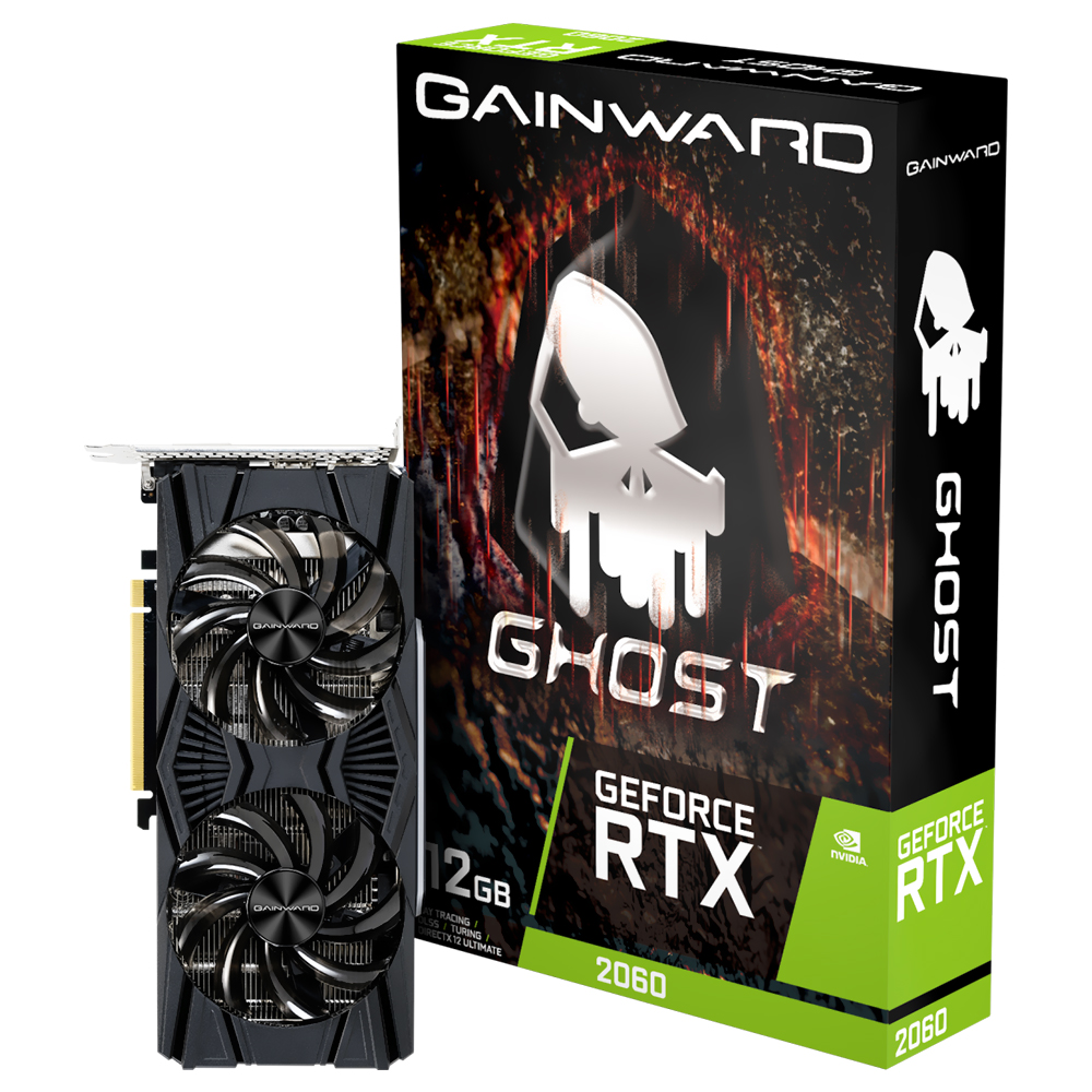 Placa de Vídeo Gainward Ghost 12GB GeForce RTX2060 GDDR6 - NE62060018K9-1160L