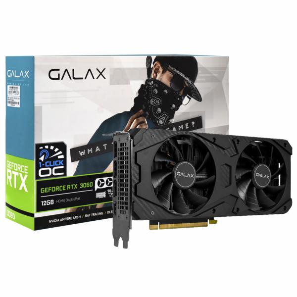 GALAX GeForce RTX™ 3060 (1-Click OC) LHR - 1-Click OC Series - PLACAS DE  VÍDEO