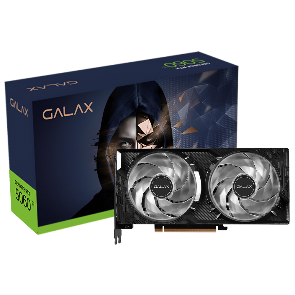 Placa de Vídeo Galax 1-Click OC Classic 8GB GeForce RTX5060TI GDDR7 - 56ISN8MDABCC
