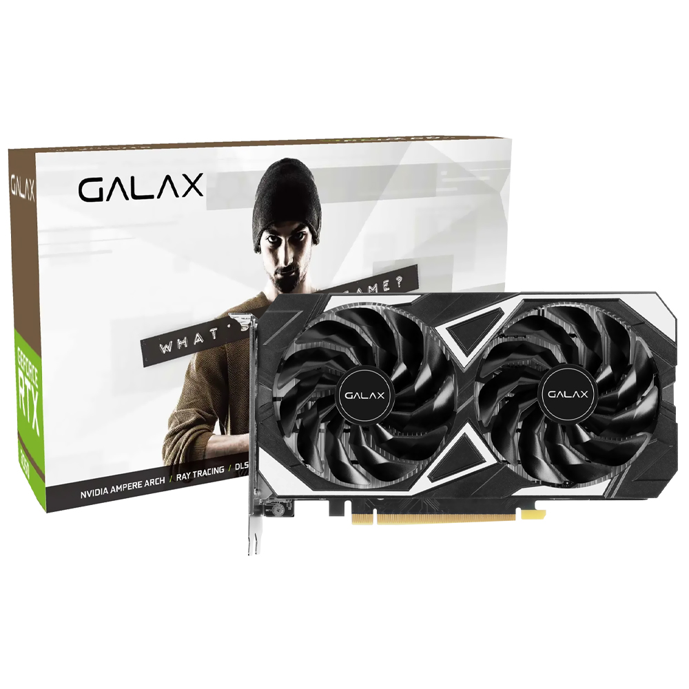 Placa de Vídeo Galax 1-Click OC EX 6GB GeForce RTX3050 GDDR6 - 35NRLDHP90DV