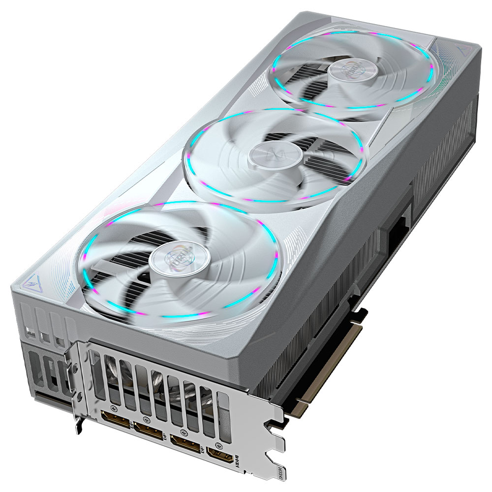 Placa de Vídeo Gigabyte AORUS Master Ice 32GB GeForce RTX5090 GDDR7 - GV-N5090AORUSM ICE-32GD