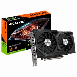 Placa de Vídeo Gigabyte Windforce OC 8GB GeForce RTX4060 GDDR6 - GV-N4060WF2OC-8GD