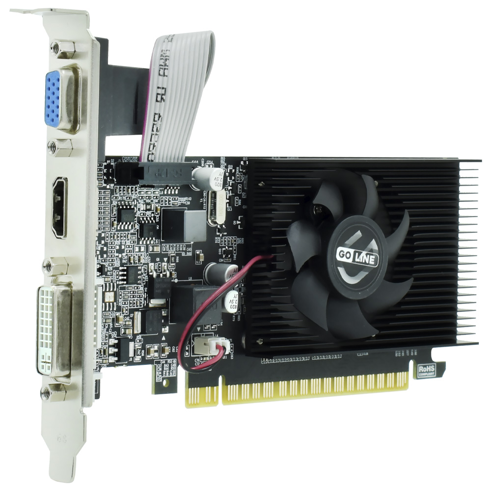 Placa de Vídeo Goline 1GB GeForce GT210 DDR3 - GT-210-1GB-D3