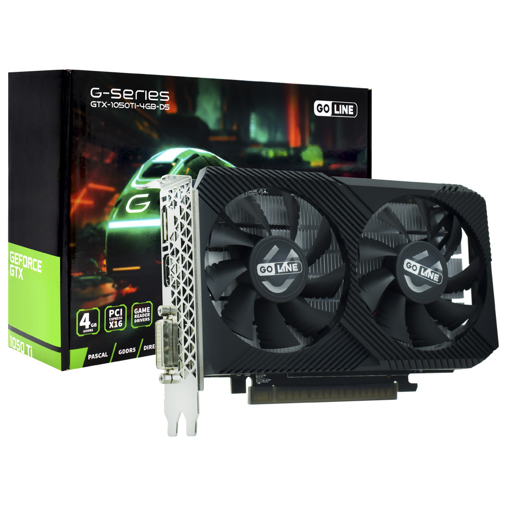 Placa de Vídeo Goline 4GB GeForce GTX1050TI GDDR5 - GTX-1050TI-4GB-D5 no  Paraguai - Visão Vip Informática - Compras no Paraguai - Loja de Informática