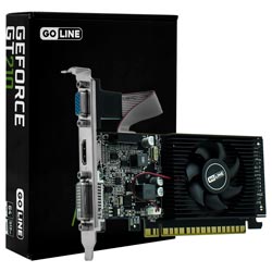 Placa de Vídeo Goline 512MB GeForce GT210 DDR3 - GL-210-5D3
