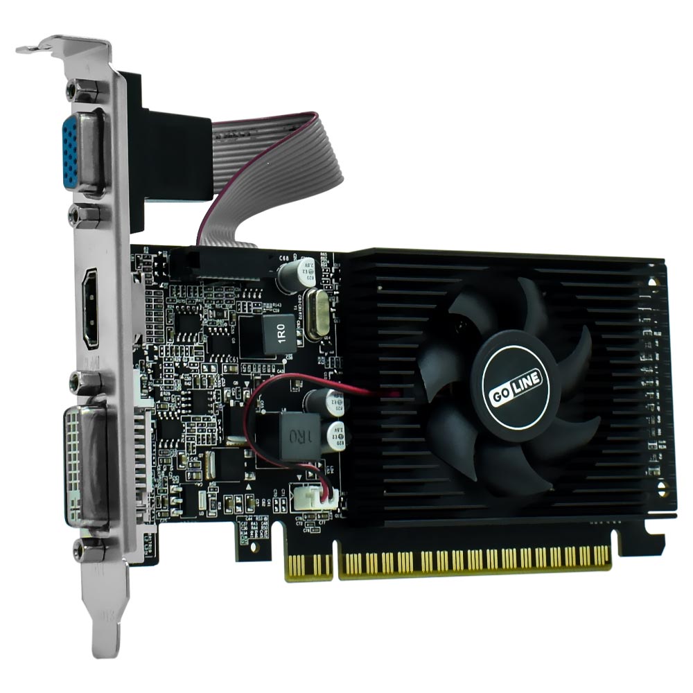 Placa de Vídeo Goline 512MB GeForce GT210 DDR3 - GL-GT210-512-D3 
