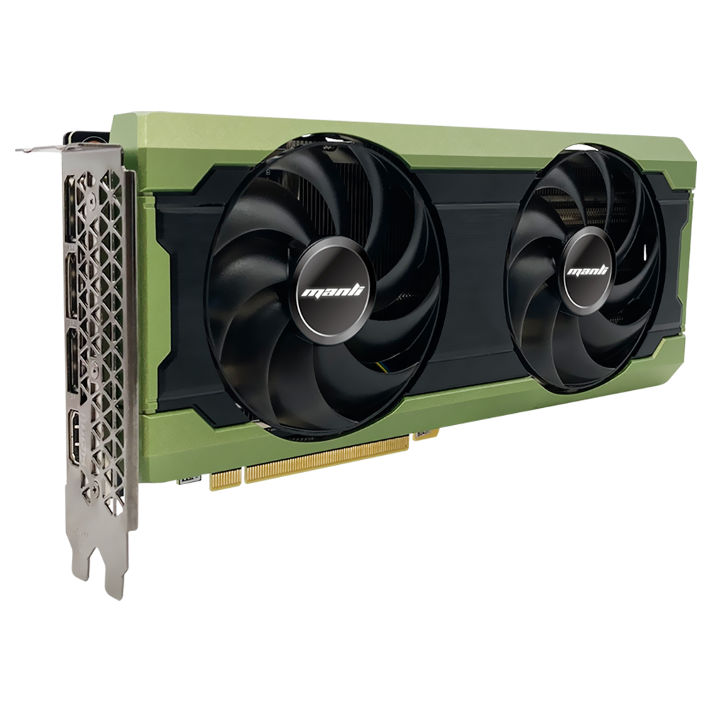 Placa de Vídeo Manli Twin 16GB GeForce RTX4060TI GDDR6 - M-NRTX4060TI/6RMHPPP-M2581