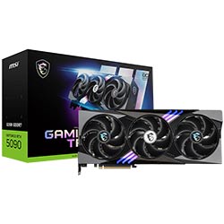 Placa de Vídeo MSI Gaming Trio OC 32GB GeForce RTX5090 GDDR7 - 912-V530-024