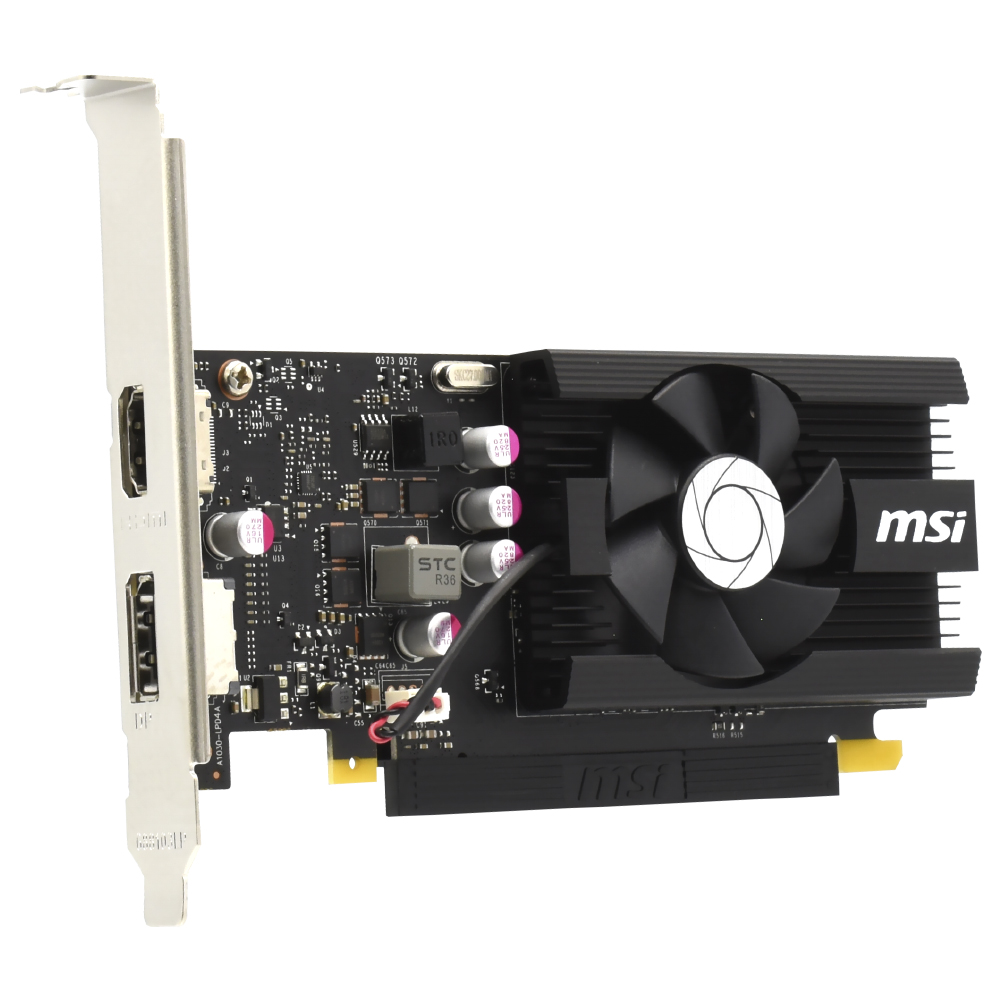 Placa de Vídeo MSI LP OC 2GB GeForce GT1030 DDR4 - 912-V809-4065