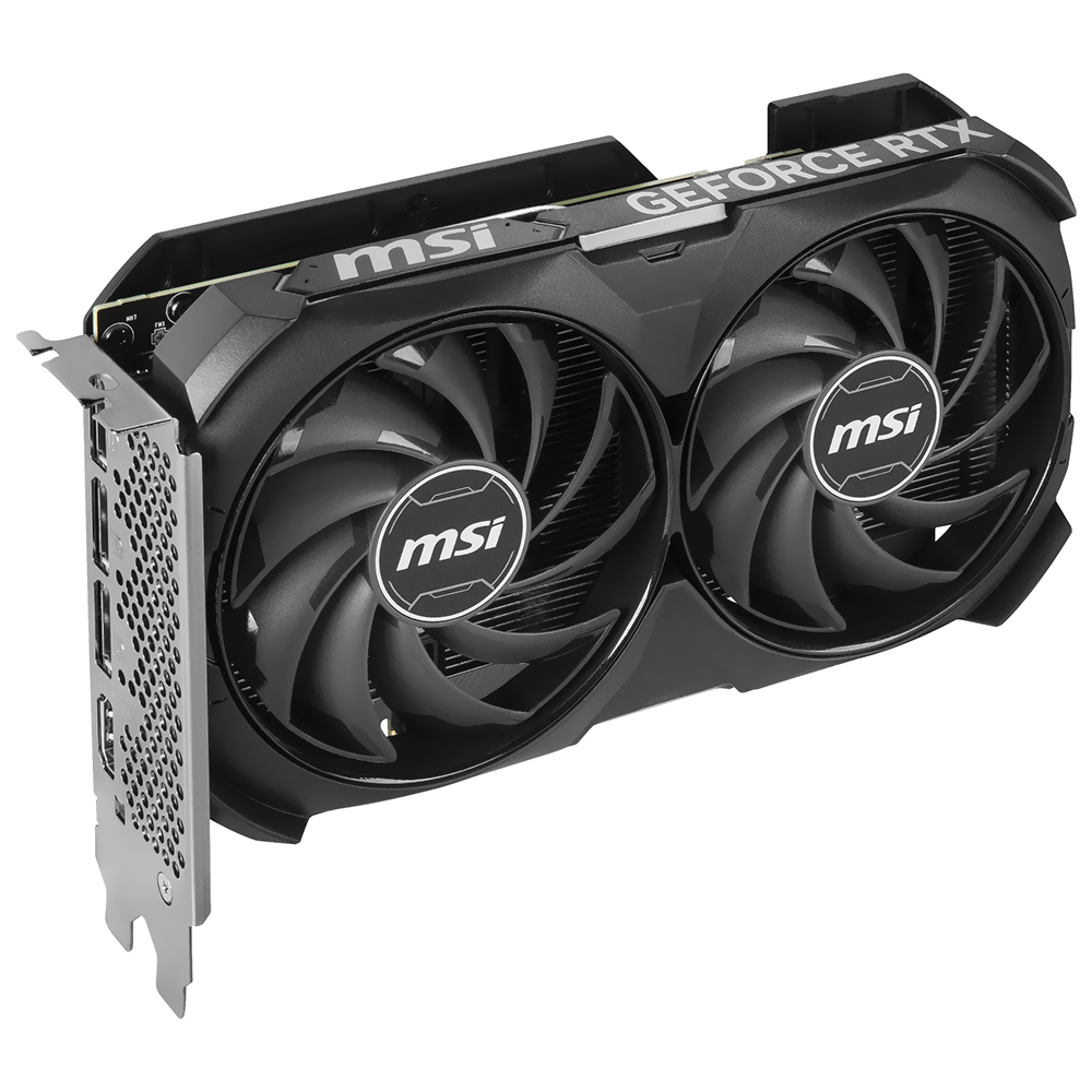 Placa de Vídeo MSI Ventus 2X Black OC 16GB GeForce RTX4060TI GDDR6 - 912-V517-062