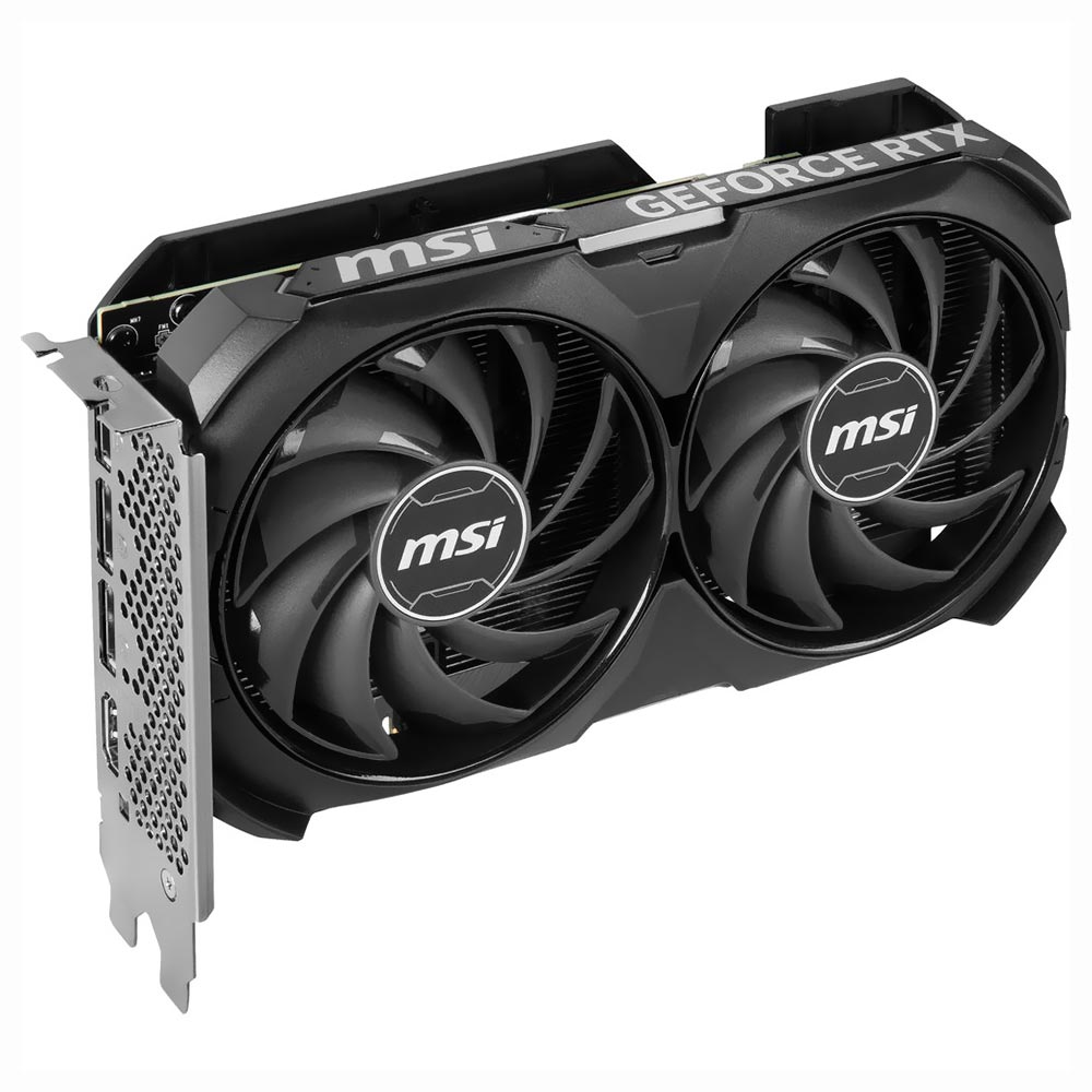 Placa de Vídeo MSI Ventus 2X Black OC 8GB GeForce RTX4060TI GDDR6 - 912-V512-024