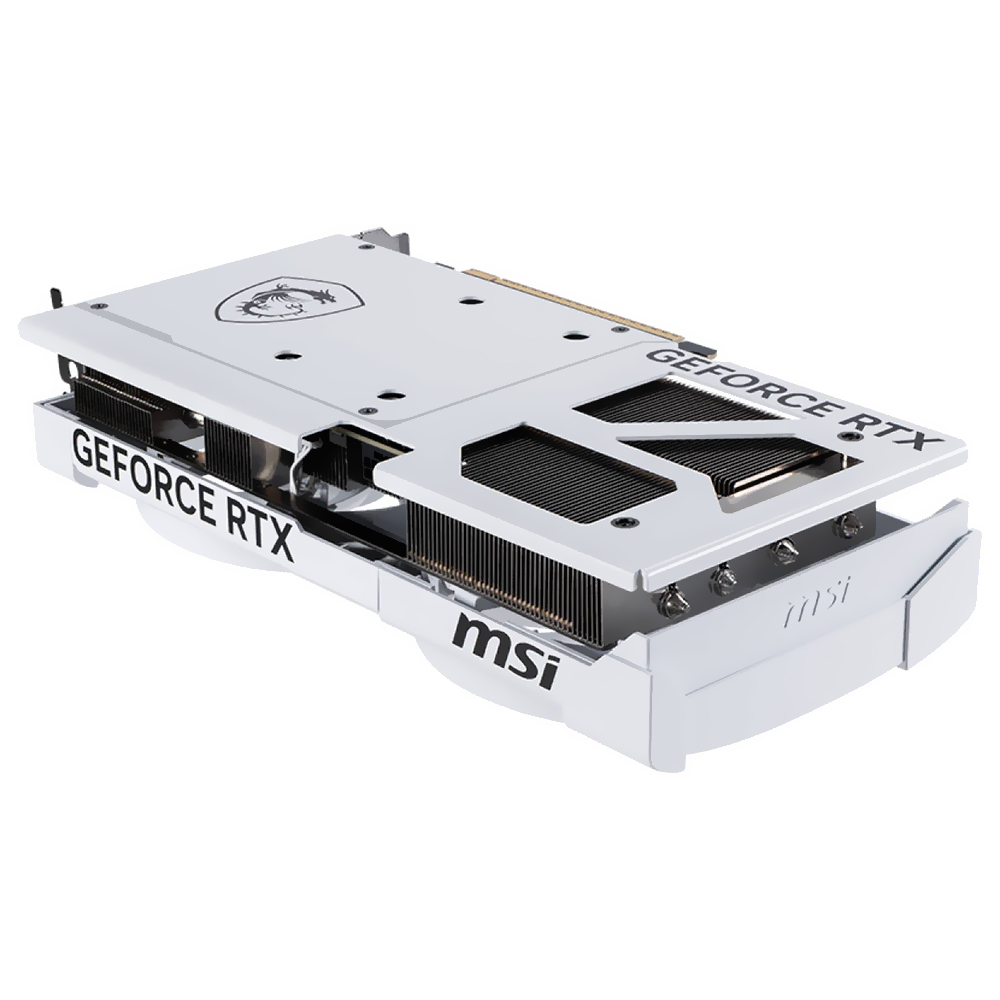 Placa de Vídeo MSI Ventus 2X OC White 12GB GeForce RTX5070 GDDR7 - 912-V532-010
