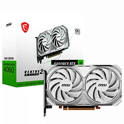 Placa de Vídeo MSI Ventus 2X White 8GB GeForce RTX4060 GDDR6 - 912-V516-030