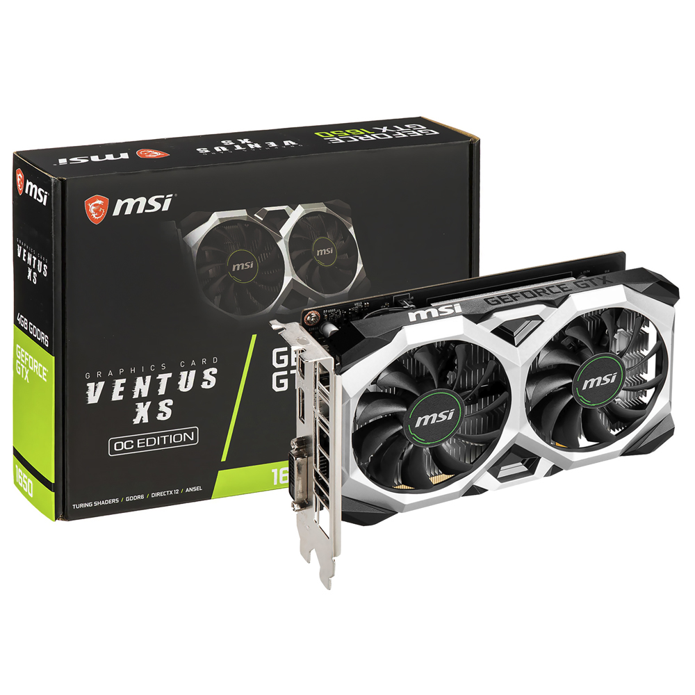 Placa de video msi geforce 2025 gtx 1650 4gb gddr6 ventus xs