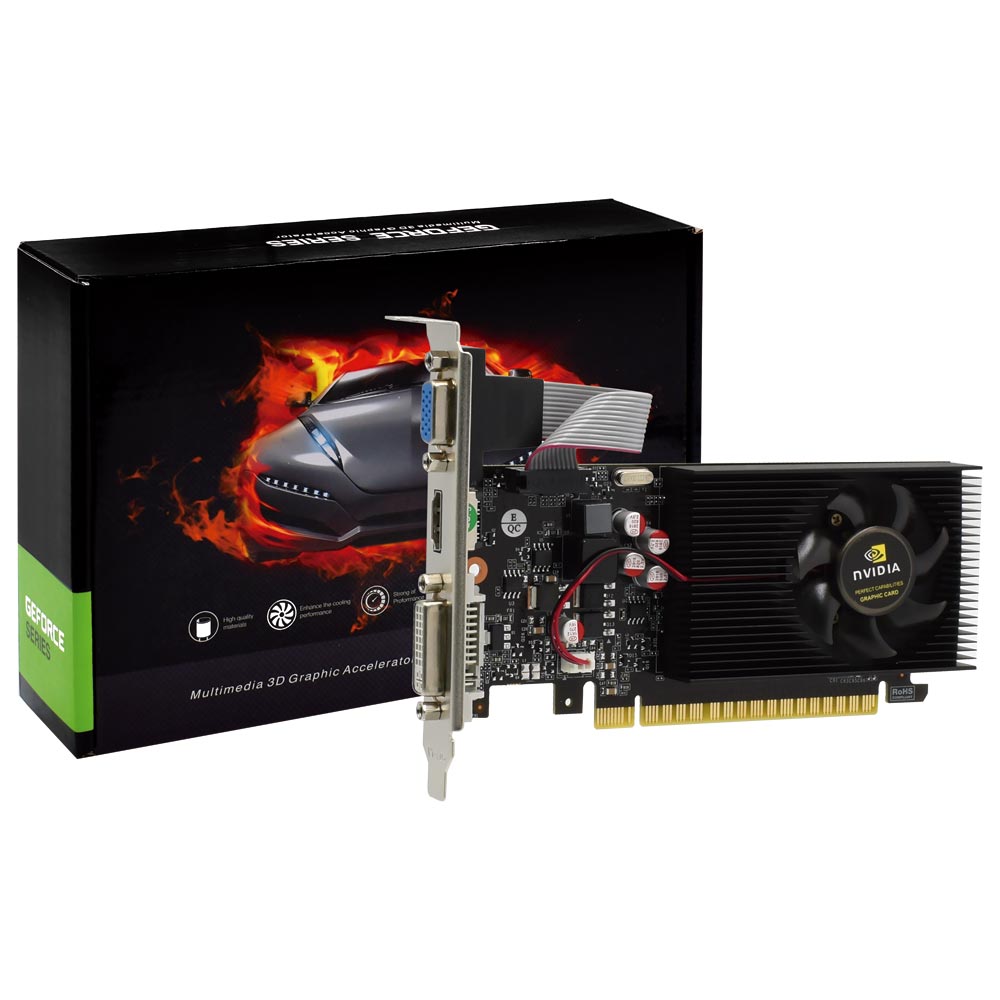 Placa de Vídeo Keepdata 4GB GeForce GT730 DDR3 - LOW PROFILE  KDGT730-4GD3/128B no Paraguai - Visão Vip Informática - Compras no Paraguai  - Loja de Informática