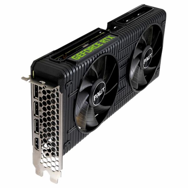 Placa de Vídeo Palit Dual 12GB GeForce RTX3060 GDDR6 - NEC63060019K9-190AD