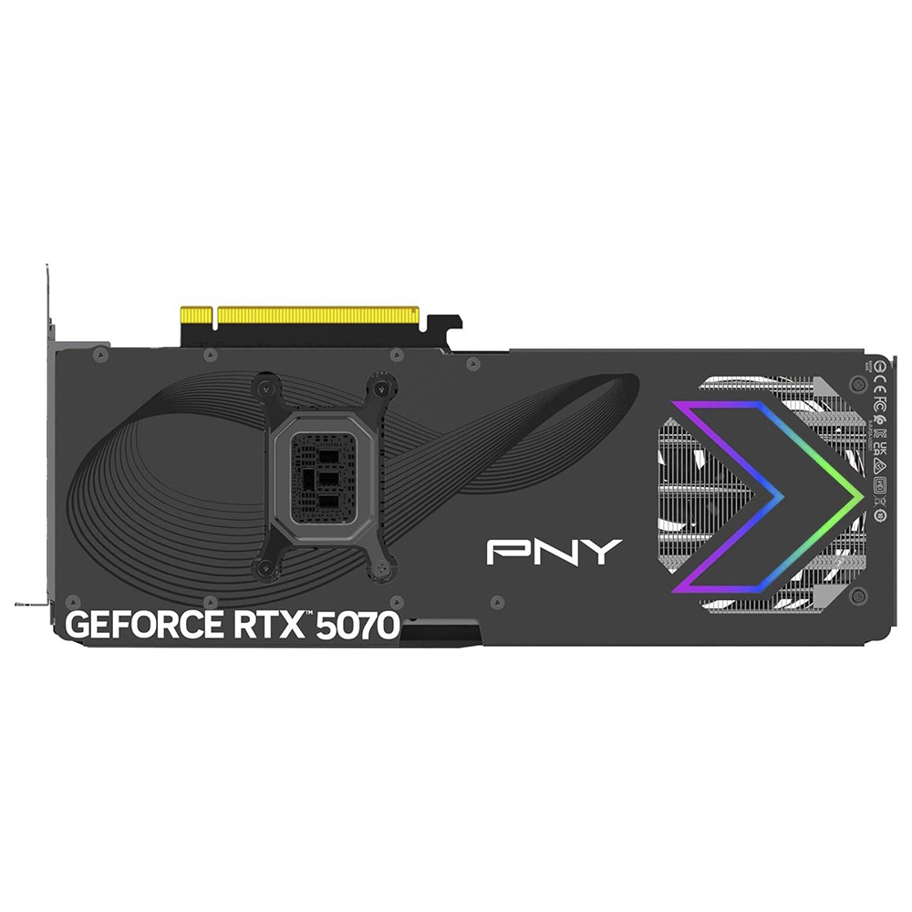 Placa de Vídeo PNY Epic-X OC 12GB GeForce RTX5070 GDDR7 / RGB  - VCG507012TFXXPB1-O
