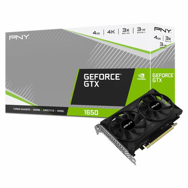 Placa de Vídeo PNY Gaming 4GB GeForce GTX1650 GDDR6 - VCG16504D6DFPPB