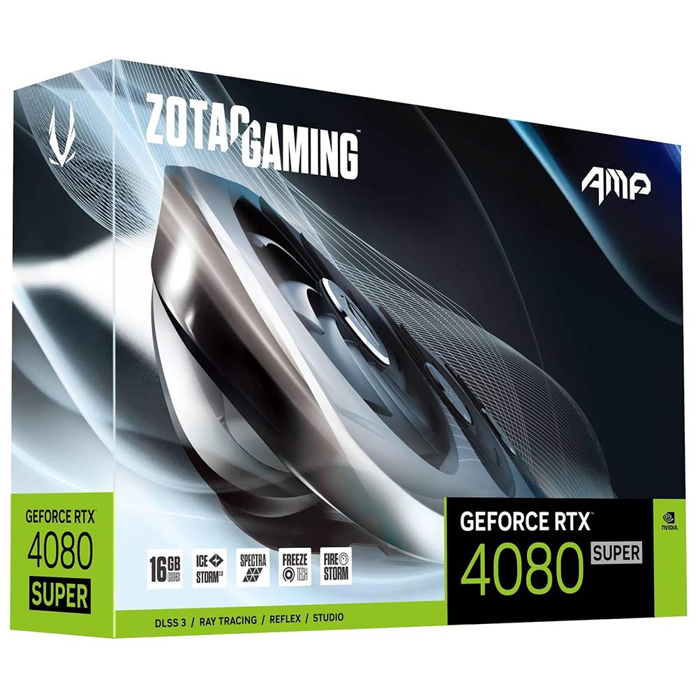 Placa de Vídeo Zotac Gaming 16GB GeForce RTX4080 SUPER GDDR6X - ZT-D40820F-10P