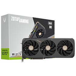 Placa de Vídeo Zotac Gaming Solid OC 16GB GeForce RTX5070TI GDDR7 - ZT-B50710J-10P